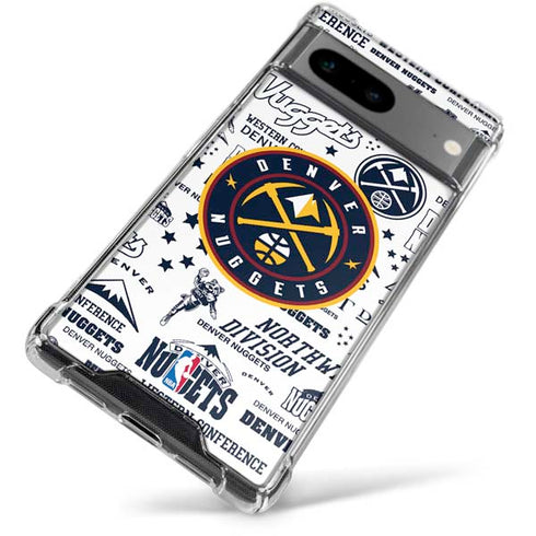 NBA Denver Nuggets Historic Blast Google Pixel 7a Clear Case